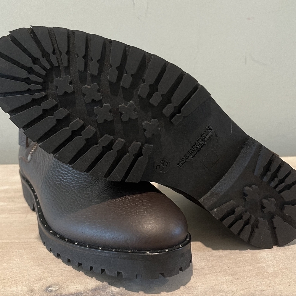 Ilsa Jacobsen Brown Leather‎ Chelsea Zip Ankle Up Boot Size 7.5US/38EU/5UK.… - Picture 16 of 16